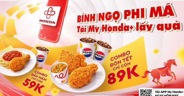 Tin vui năm mới - Bão “deal” khi tải app My Honda+