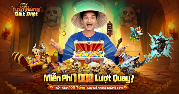 Mạc Văn Khoa đảm nhiệm đại sứ hình ảnh! Game idle “cày đồ” RPG Anh Hùng Bất Diệt sắp ra mắt tại Việt Nam!!!