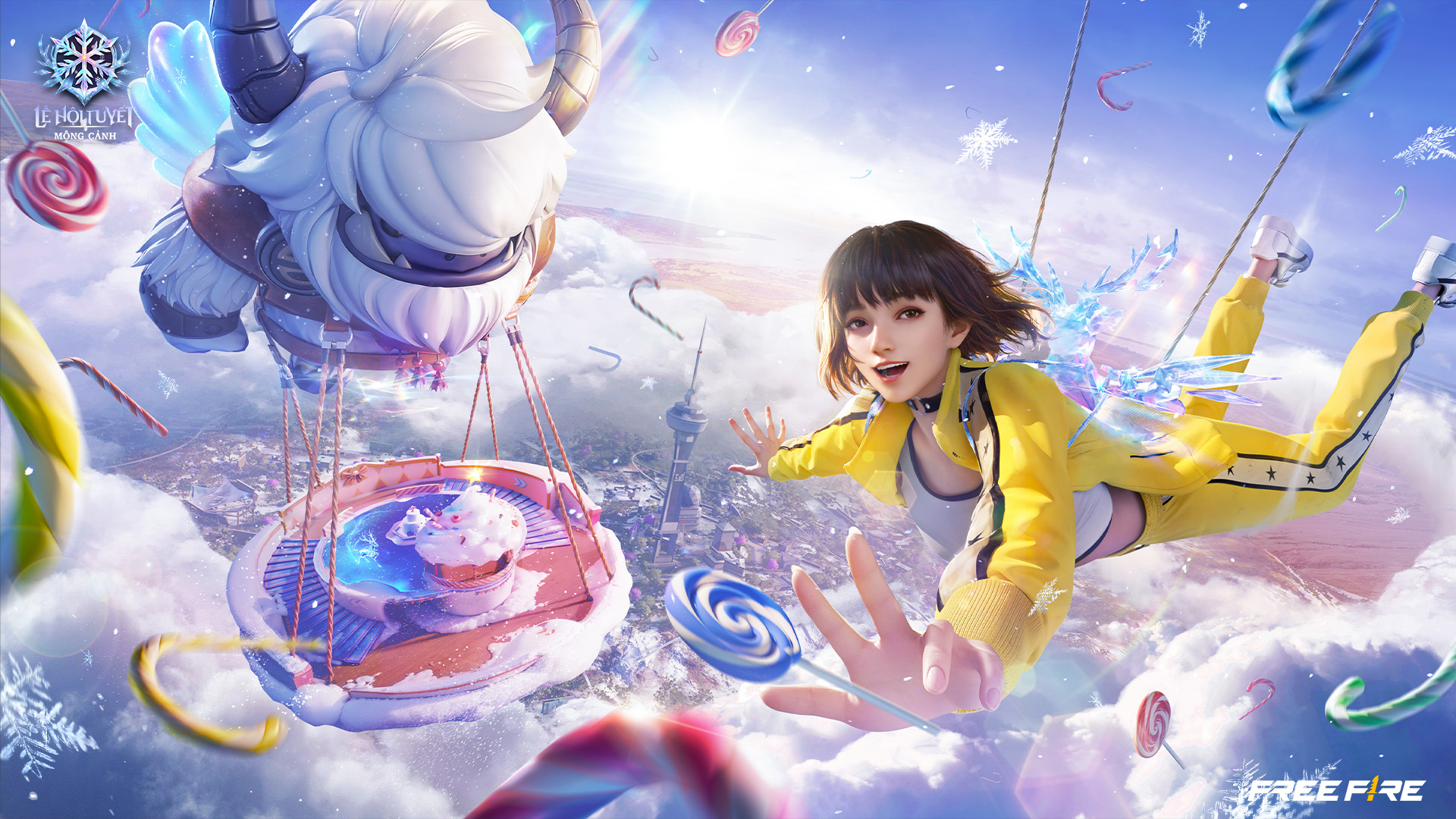 Hòa mình vào thế giới Lễ Hội Tuyết: Mộng Cảnh cùng Free Fire