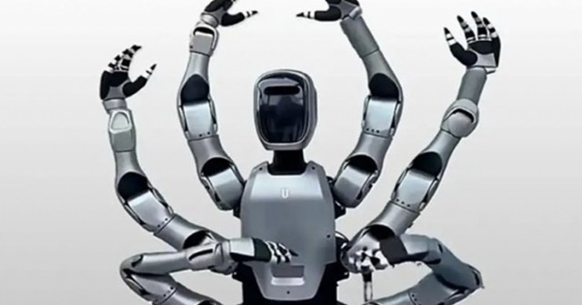 Độc lạ robot 6 tay đầu tiên thế giới của Trung Quốc