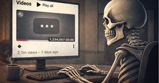 YouTube xuất hiện video dài... 140 năm, hút 3,4 triệu người xem