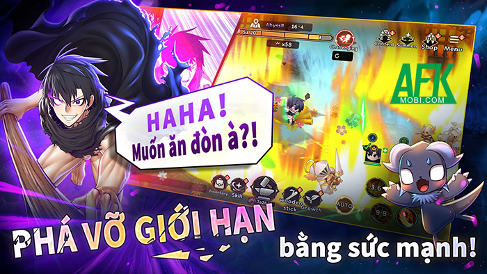 Gậy Gỗ Cấp 99+ game nhập vai nhàn rỗi lấy chủ đề từ bộ webtoon hài hước cùng tên