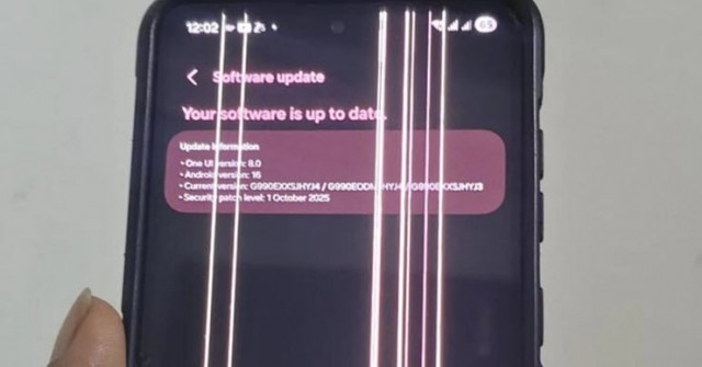 Người dùng Galaxy S21 FE bỗng dưng bị sọc màn hình sau khi 