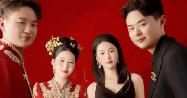 Chị em song sinh cưới anh em sinh đôi