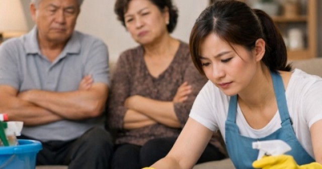 Bị nhà chồng khinh thường vì bỏ việc kế toán đi làm dọn nhà