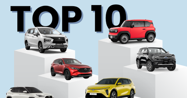 Top ô tô bán chạy nhất tháng 10/2025: VinFast chiếm nửa bảng, chỉ 1 mẫu xe xăng lọt top 5