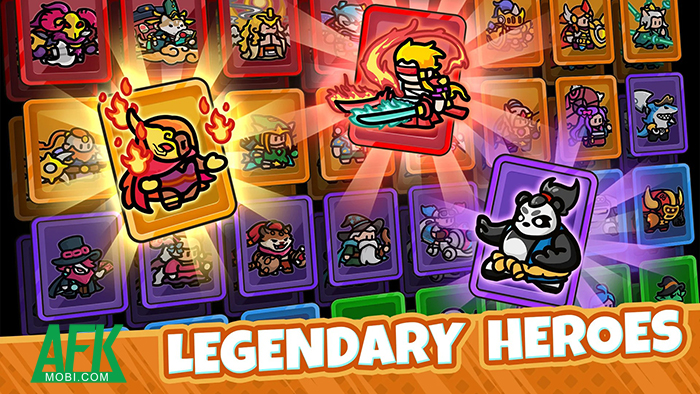 Heroes Survival Battle thử thách bạn xây dựng đội anh hùng phòng thủ trước hàng trăm quái vật