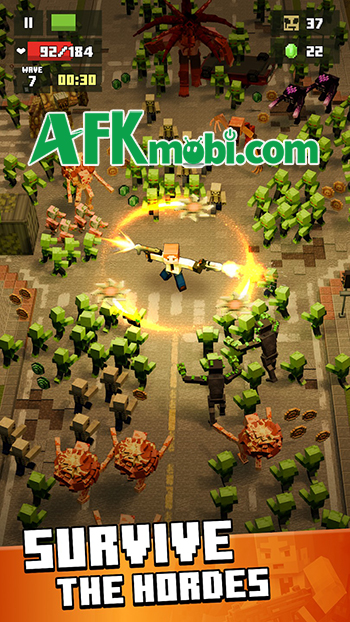 MineZ Survivor: The Apocalypse game hành động sinh tồn mang phong cách đồ họa khối hộp