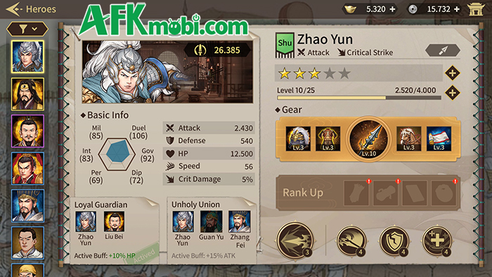Three Kingdoms: Grand Strategy game chiến thuật đấu binh tự động