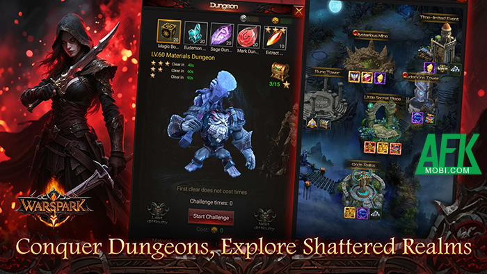Warspark game MMORPG cày cuốc màn hình dọc lấy cảm hứng từ Diablo