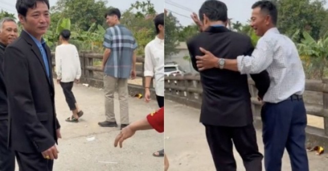 Clip cha không nỡ buông tay con gái về nhà chồng khiến dân mạng rưng rưng
