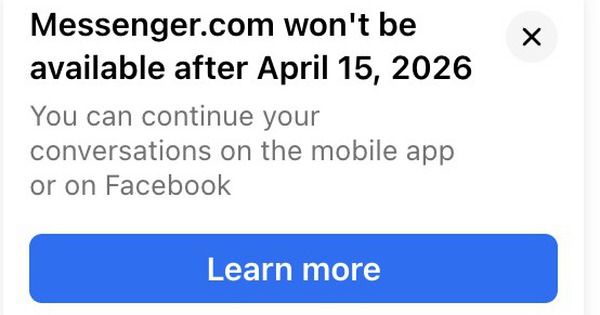 Mới sáng mùng 1 Tết, Facebook bất ngờ thông báo khai tử Messenger