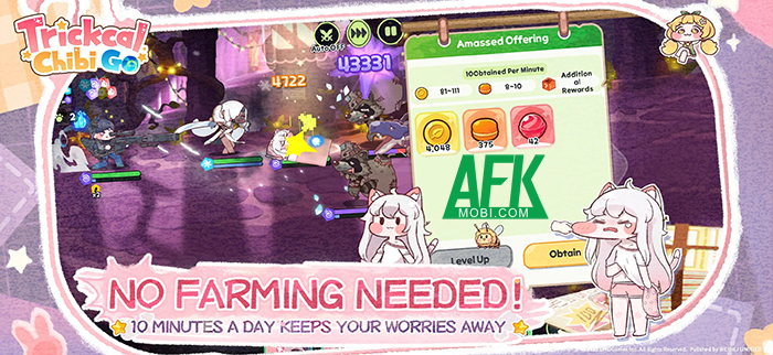 Tập hợp các sứ đồ dễ thương bắt đầu cuộc phiêu lưu chiến đấu trong game Trickcal: Chibi Go