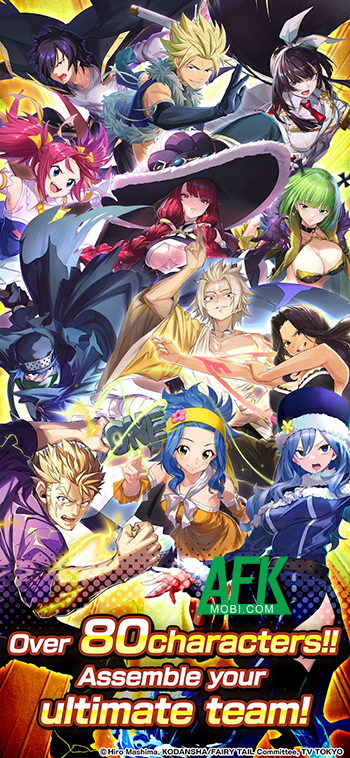 FAIRY TAIL Wizard Chronicle mời bạn xây dựng tổ đội với các nhân vật quen thuộc trong Fairy Tail
