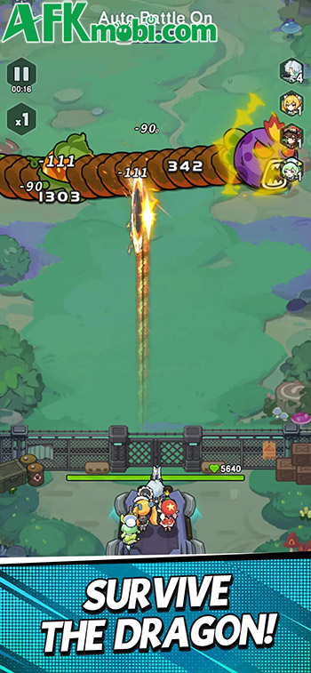 Phòng thủ tiêu diệt những con rồng khổng lồ trong game Dragon Fever TD