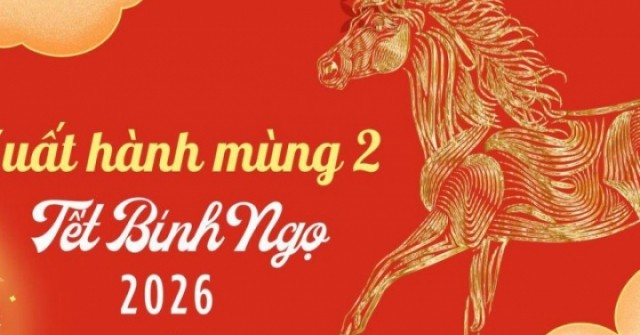 Hướng tốt, giờ đẹp xuất hành ngày mùng 2 Tết Bính Ngọ 2026