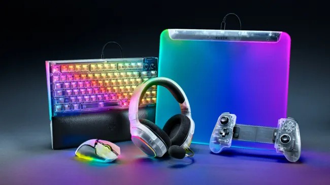 Razer ra mắt bộ sưu tập “Phantom White” bán trong suốt cho phụ kiện chơi game