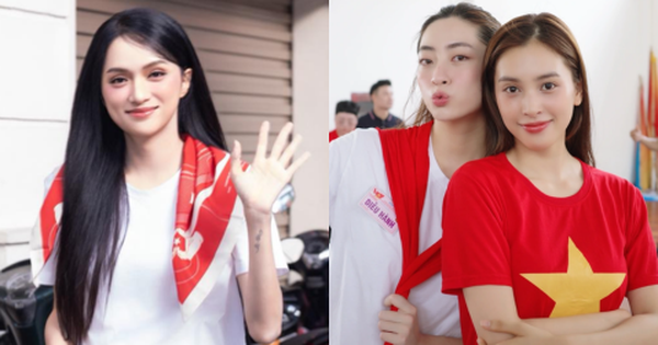 Hương Giang, Tiểu Vy và dàn sao mừng Việt Nam vô địch SEA Games 33