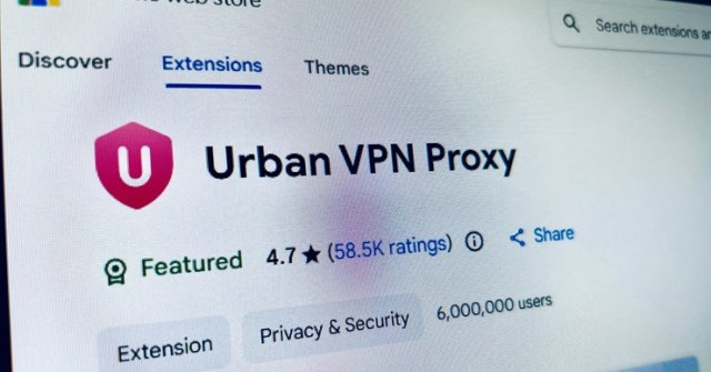 Nếu đang cài Urban VPN để lướt web, mọi bí mật của bạn với AI đã bị bán đứng
