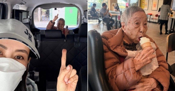 Nữ diễn viên vào viện dưỡng lão, đón người giúp việc 102 tuổi về ăn Tết gây xúc động