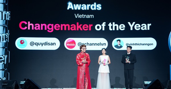 TikTok Awards Việt Nam 2025 vinh danh ba gương mặt Changemaker of the Year