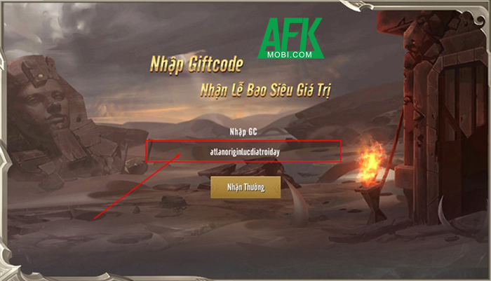 Tổng hợp gift code game Atlan Origin: Lục Địa Trỗi Dậy mới nhất trong tháng
