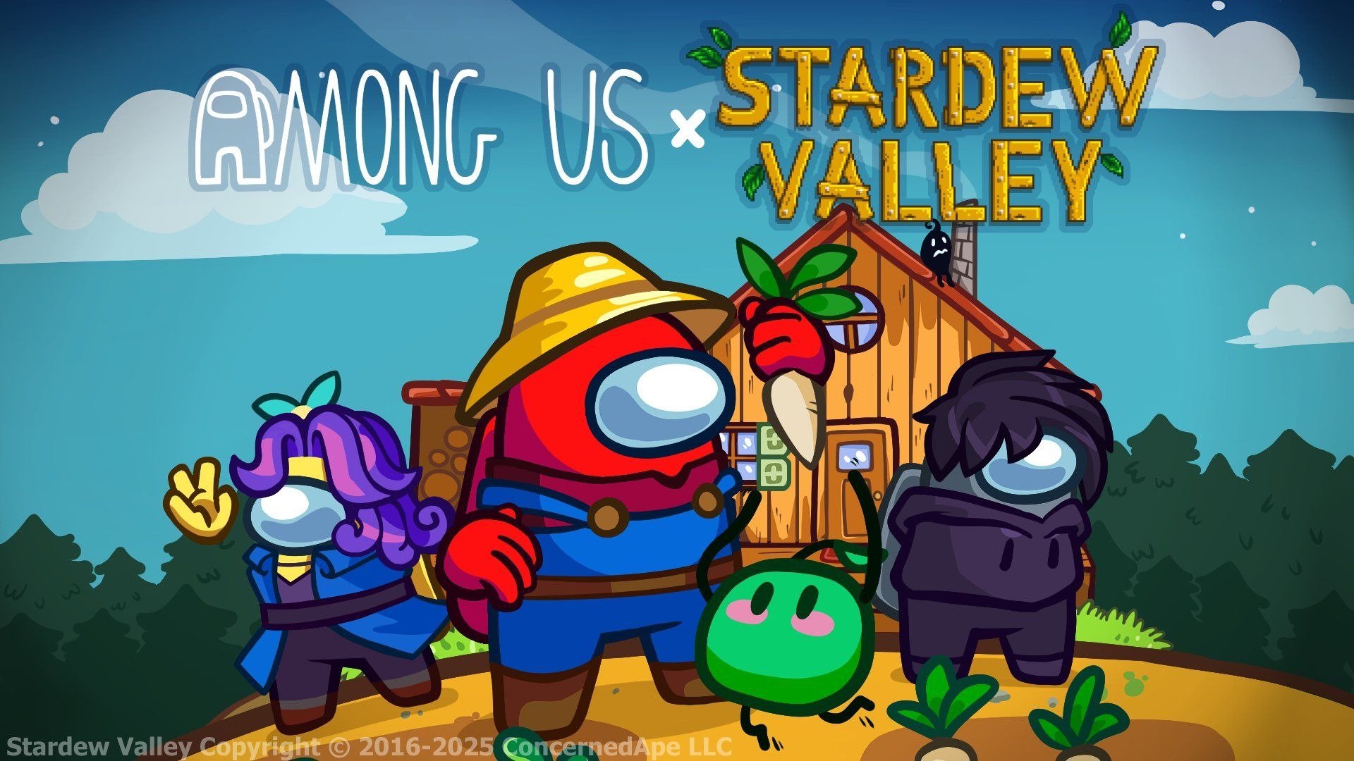 Stardew Valley hợp tác cùng Among Us trong sự kiện crossover độc quyền