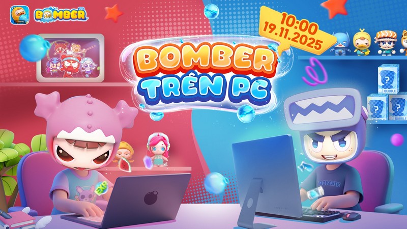 Bomber VNG ra mắt phiên bản PC vào 19/11 - Boom Online 