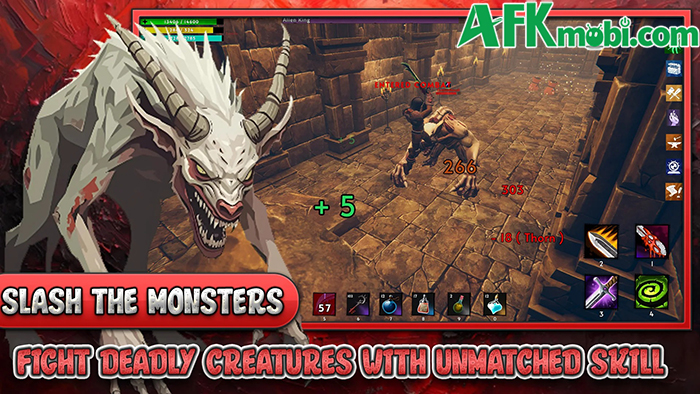 Chiến đấu trong hầm ngục tối tại game hành động Fantasy RPG: Dungeon of Blades