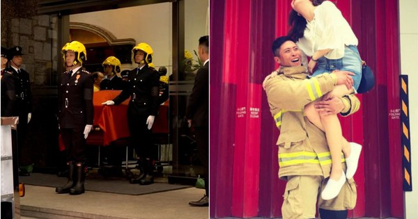 Xúc động trước tang lễ của lính cứu hỏa hy sinh trong đám cháy Hong Kong (Trung Quốc): Bạn gái 10 năm làm 1 việc đặc biệt