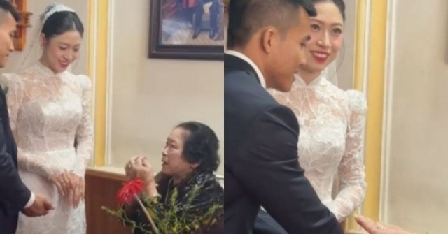 Clip bà ngoại trao vàng, dặn cháu rể 'quý nhất vàng trong tâm' gây xúc động
