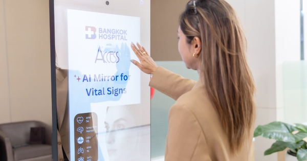 Gương AI đo dấu hiệu sinh tồn, camera tàng hình trong cơ thể
