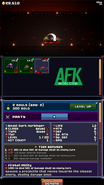 Novivors Monsters Idle AFK RPG mời người chơi thu thập nhiều con quái vật khác nhau