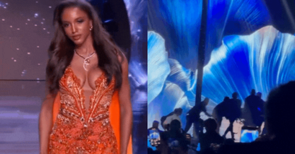 Sự cố nghiêm trọng tại Miss Universe: 1 thí sinh ngã sấp mặt, phải rời sân khấu bằng băng ca cấp cứu