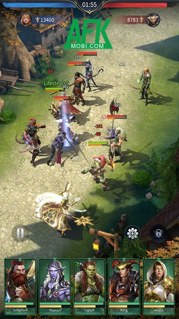Crossbred Crusade game đấu tướng sở hữu đồ họa 3D sắc nét, đẹp mắt