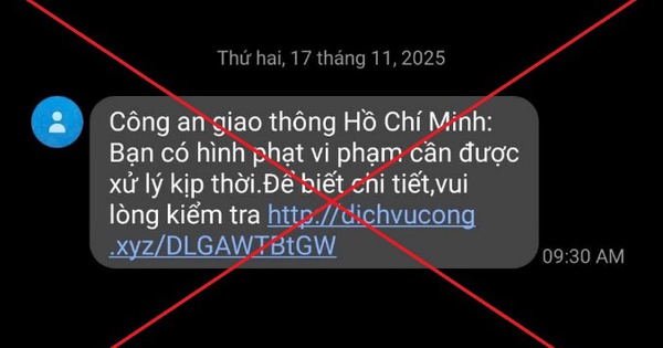 Nhận tin nhắn này, coi chừng 