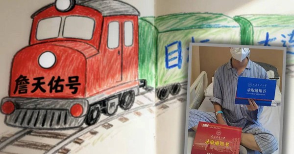 Bức tranh vẽ đoàn tàu khiến hàng triệu người bật khóc