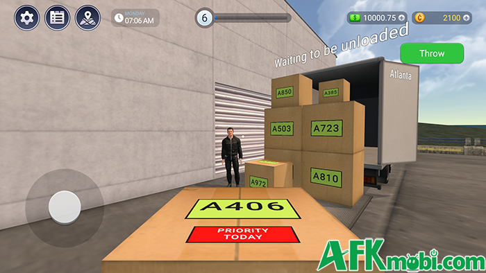 Điều hành công ty logistics lẫn đi giao hàng trong game mô phỏng Parcel Delivery Simulator