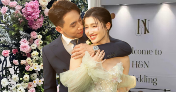 Đang diễn ra đám cưới Phương Nhi và thiếu gia Minh Hoàng: Hoa hậu Lương Thuỳ Linh đã có mặt, hé lộ những hình ảnh đầu tiên