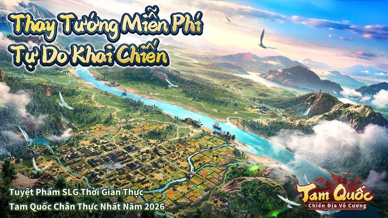 Tuyệt Phẩm SLG Tam Quốc: Chiến Địa Vô Cương chính thức mở Open Beta, khai chiến Giải Đấu 10 tỷ VNĐ