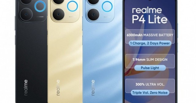 Ra mắt Realme P4 Lite với màn hình siêu mượt, chỉ từ 2,85 triệu đồng