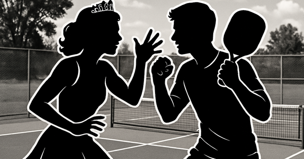 Hoa hậu Vbiz ẩu đả hot boy trên sân pickleball, bóng đi đường bóng nhưng vợt đi vào mặt!