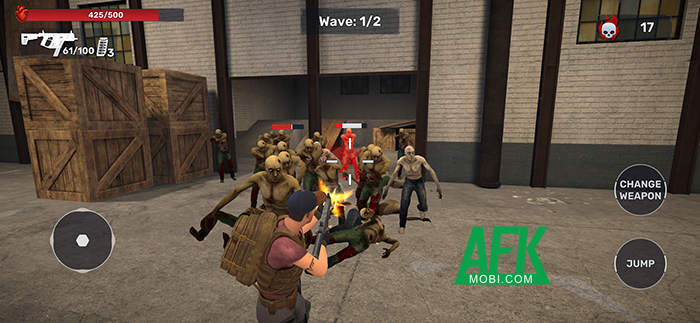 Sinh tồn trước các đợt xác sống trong game hành động bắn súng Red Zone
