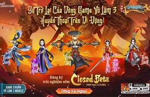 Tình Kiếm 3 – Sự trở lại của dòng game võ lâm 3 huyền thoại trên di động