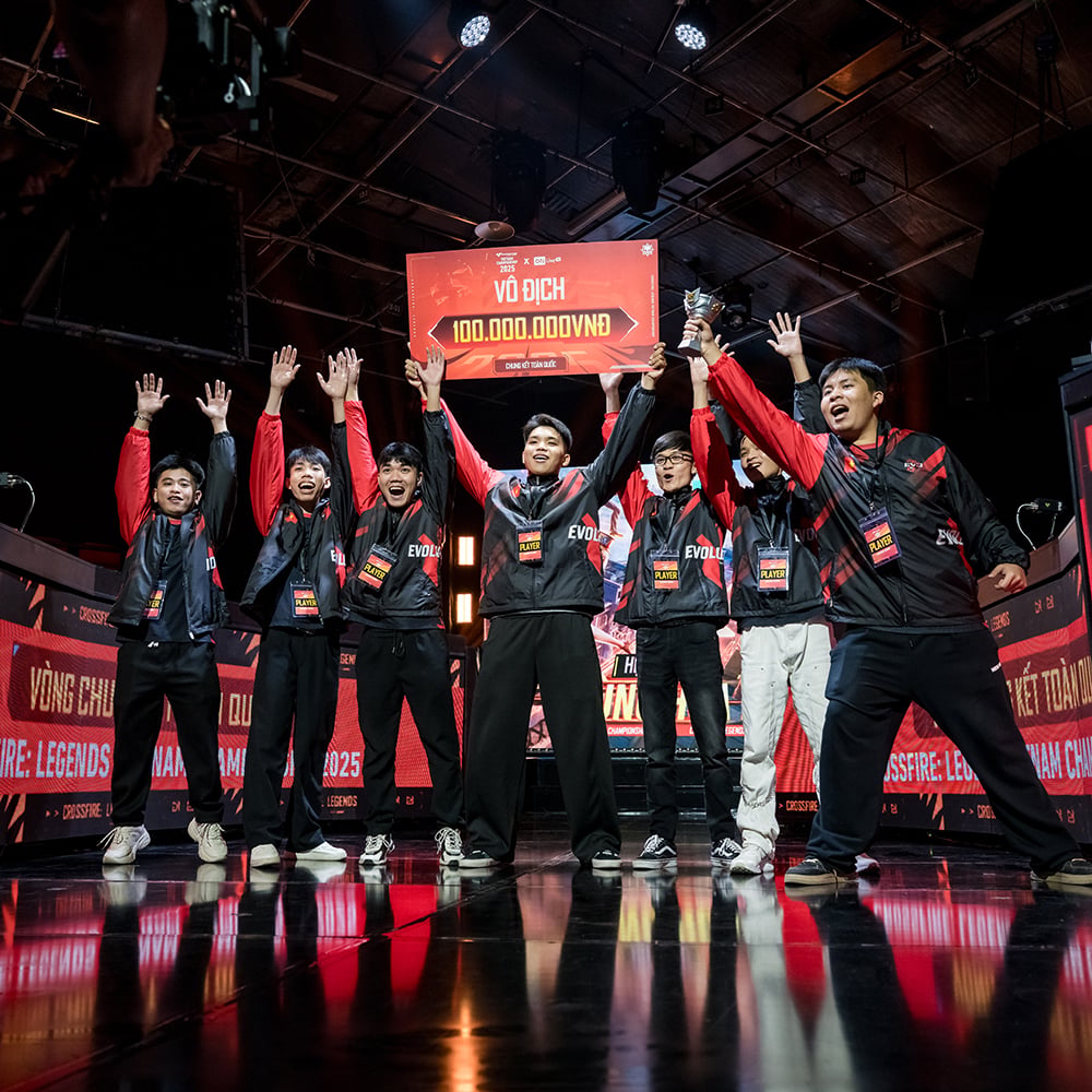 EVOLUTION Giành Chức Vô Địch Crossfire: Legends Vietnam Championship 2025 Với Khí Thế Áp Đảo