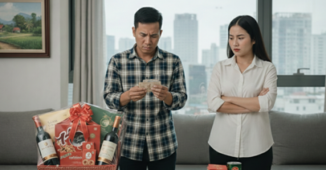 Vợ đòi biếu Tết nhà ngoại nhiều hơn 'vì ông bà nội ở quê tiêu gì đến tiền'
