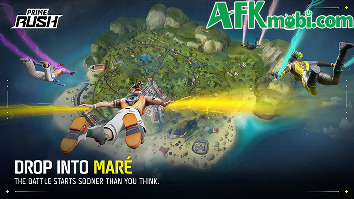 Prime Rush game hành động bắn súng battle royale với cơ chế “rút lui” độc đáo