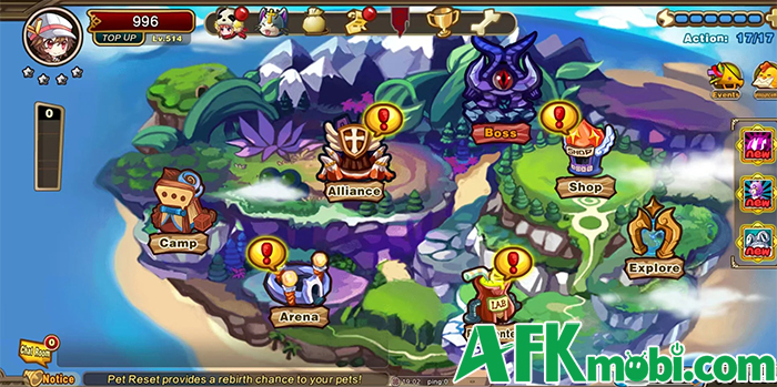 Pet Alliance Remake game nhập vai huấn luyện quái vật với lối chơi có phần tương tự Pokémon