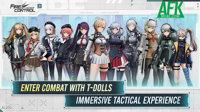 Girls’ Frontline: Fire Control game hành động TPS cho người chơi điều khiển những T-Doll