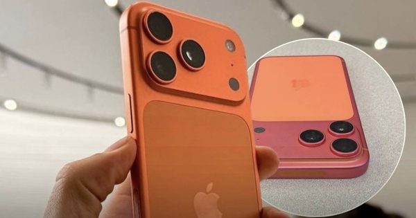Lý do iPhone 17 Pro Max màu cam bỗng chuyển sang hồng